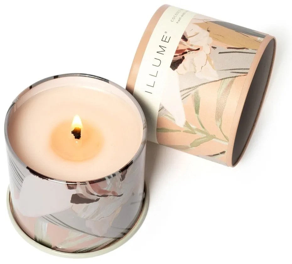 Lumânare parfumată timp de ardere 50 h Coconut Milk Mango – ILLUME x Bloomingville