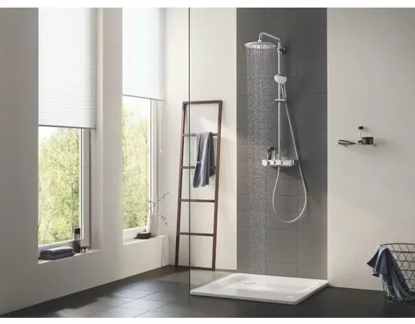 Coloana de dus cu baterie termostatata Grohe Euphoria 260 Mono