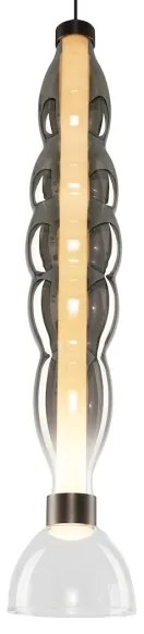 Lustră LED pe cablu LUCCO LED/18W/230V d. 15 cm fumuriu