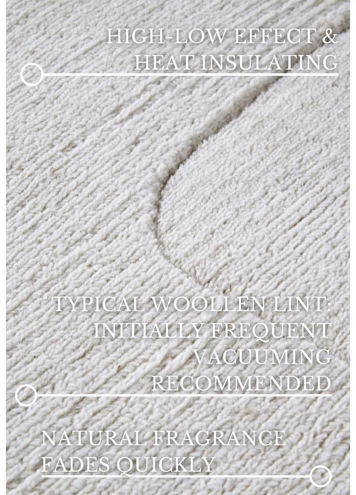 Covor tip traversă crem țesut manual din lână 80x250 cm Charlotte – Villeroy&amp;Boch