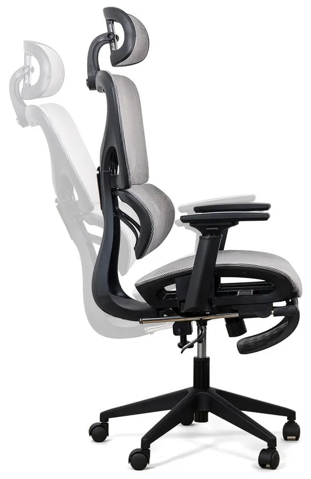 Scaun Ergonomic Multifunctional Cu Suport Lombar SYYT 9508 gri