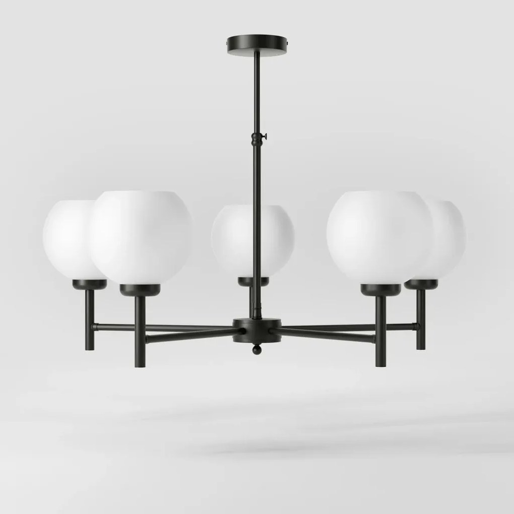 Candelabru din alama stil modern Art Deco Spheres