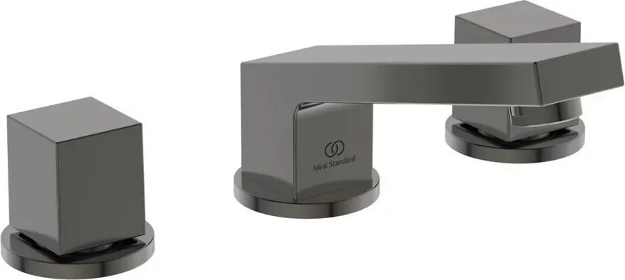 Baterie lavoar Ideal Standard Atelier Extra 3 elemente gri Magnetic Grey cu ventil Pop-Up