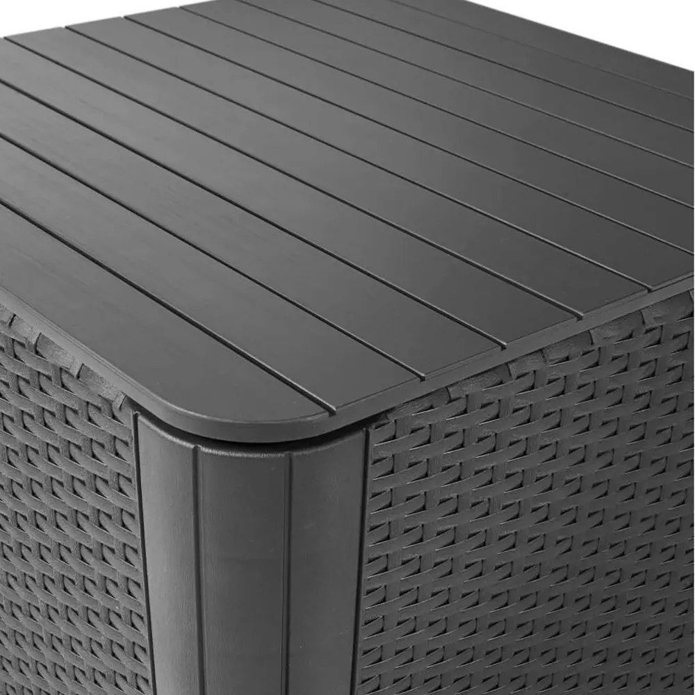 Set mobilier de grădină pentru balcon Iowa II cu masă Luzon grafit