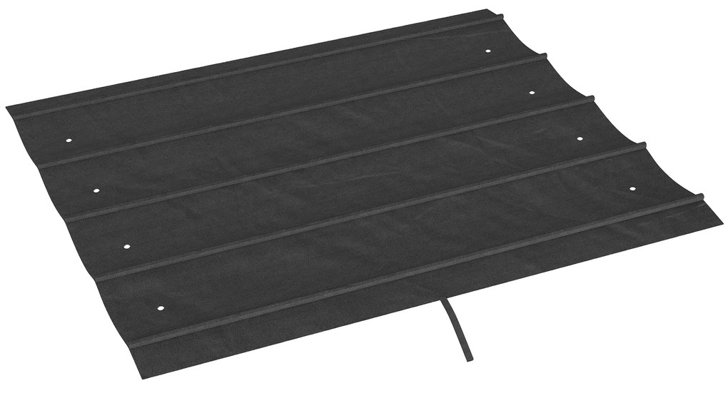 Outsunny Copertină Retractabilă UV30+ pentru Pergolă 3x2.15m Protecție Solară Gri Închis | Aosom Romania