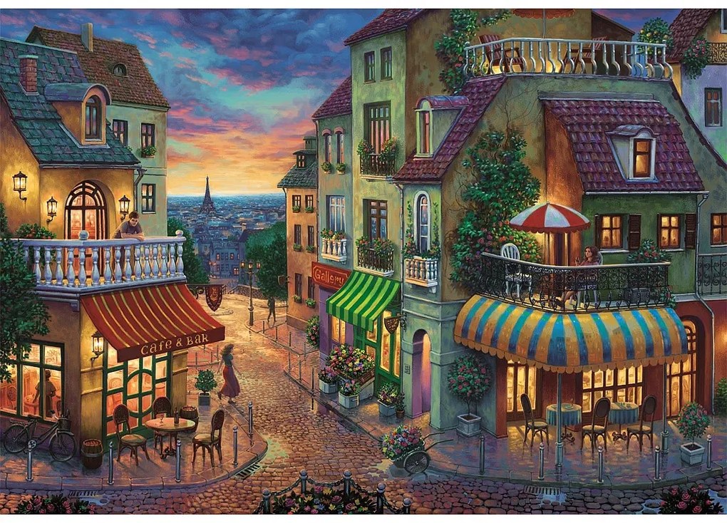 Orașe Wandering Around Puzzle Clementoni 2000 de piese Paris