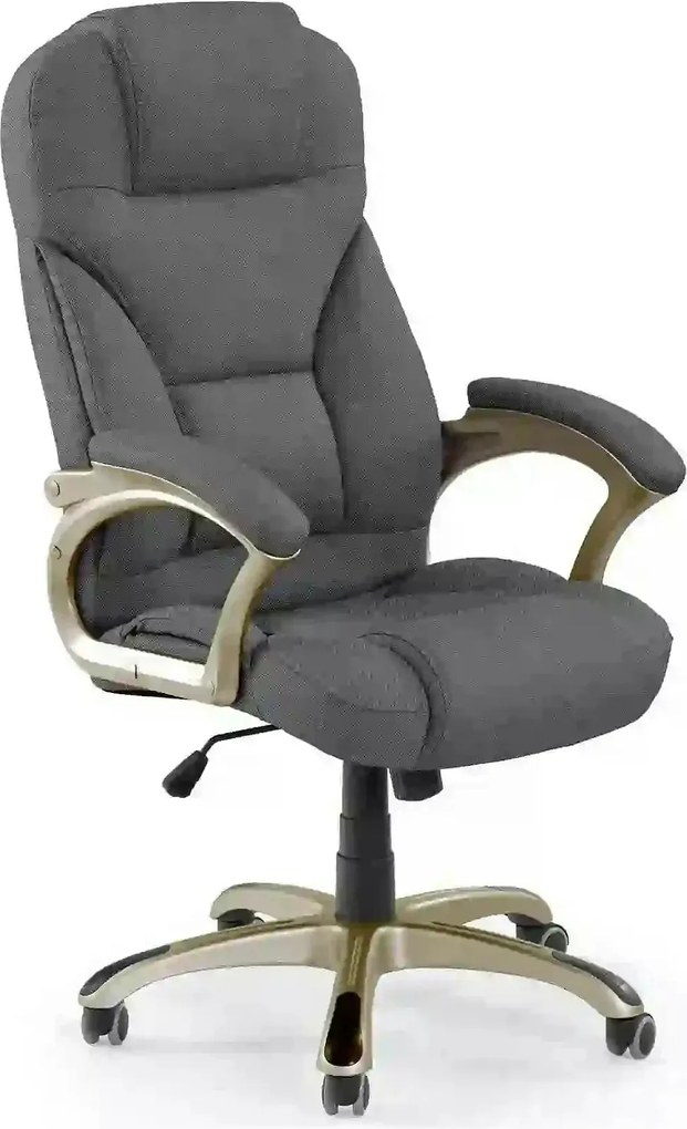 Scaun de birou DESMOND, gri, stofa, 67x70x112/119 cm