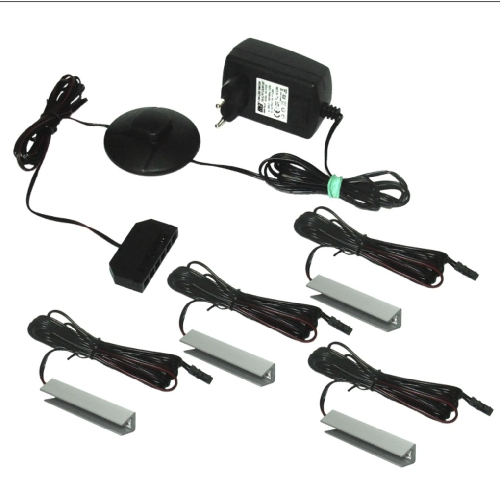 Iluminat cu LED, 4 puncte, alb, ARYAN/LINDY/VILGO/TIFFY