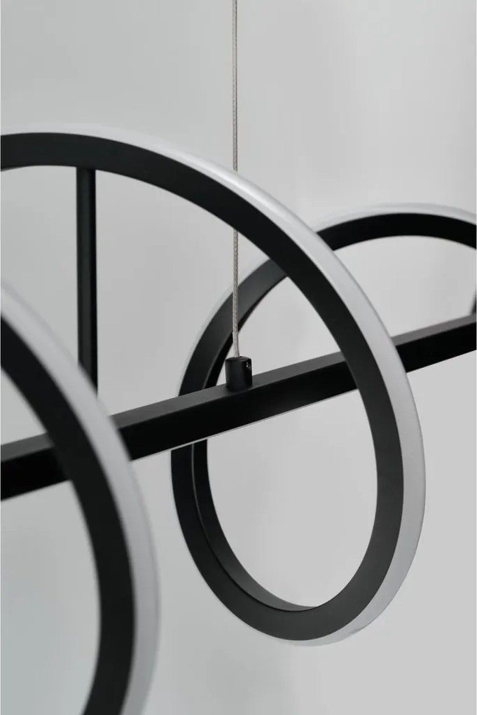 Lustra LED suspendata design modern MEMPHIS negru 3-STEP DIMM