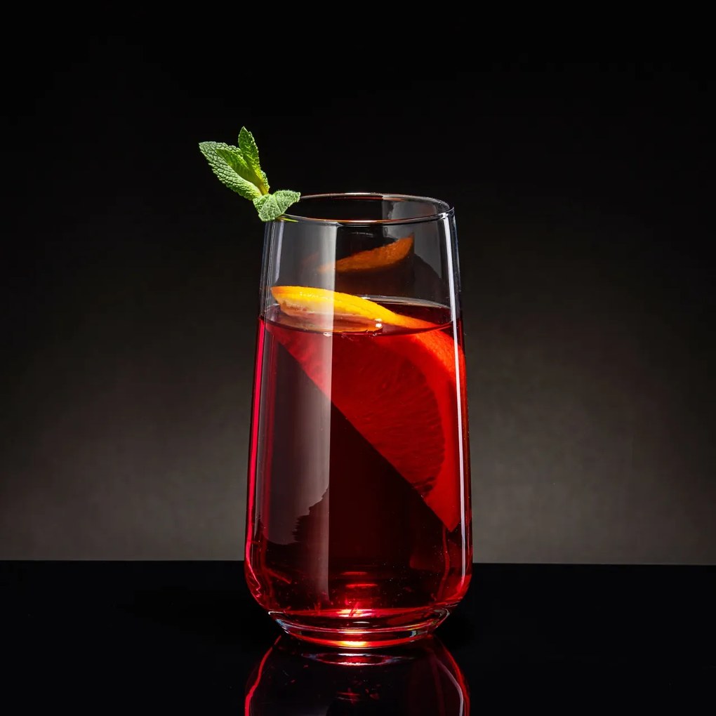 Set 6 pahare long drink 480ml, Sparkle