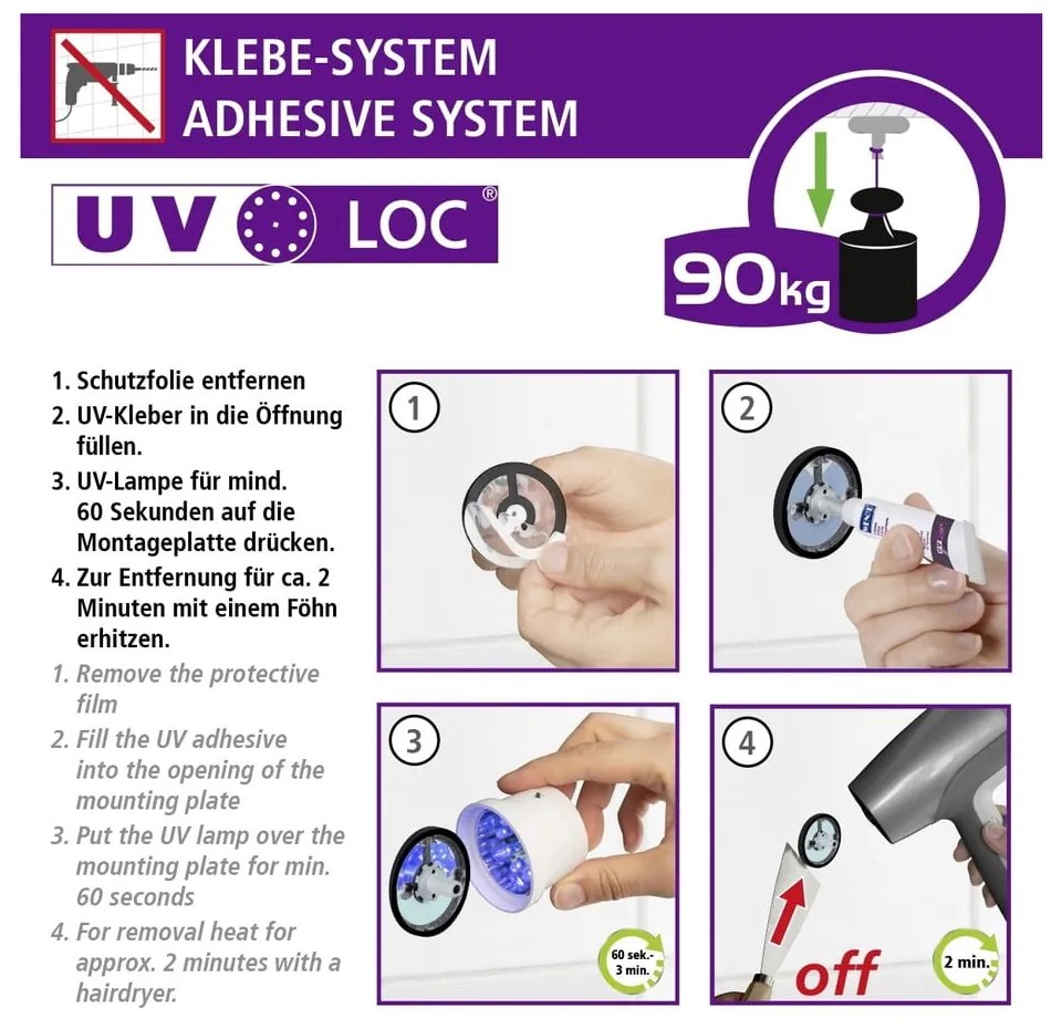 Suport pentru hârtie igienică autoadeziv din metal Maribor - Wenko