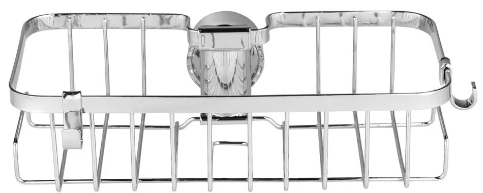 Raft pentru baie argintiu autoadeziv din oțel inoxidabil Floresta – Wenko