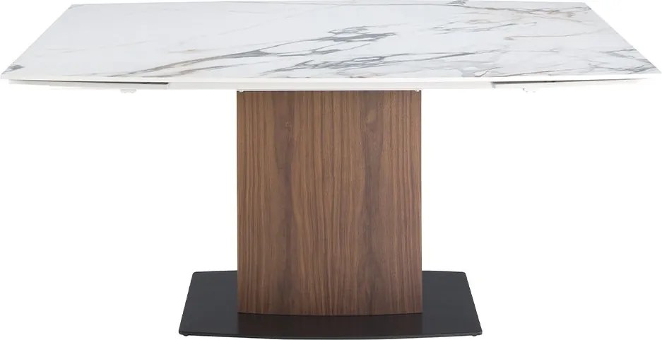 Masa extensibila deosebita design LUX Porcelain Marble 160-240cm