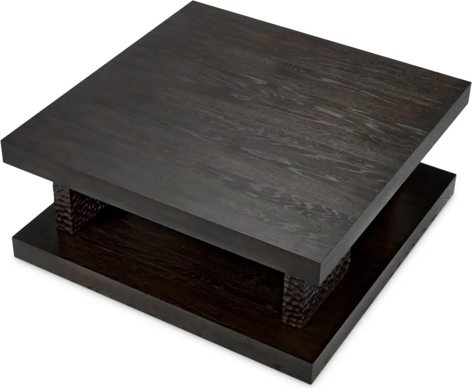 Masuta de cafea design LUX Bravon, Ebony oak veneer