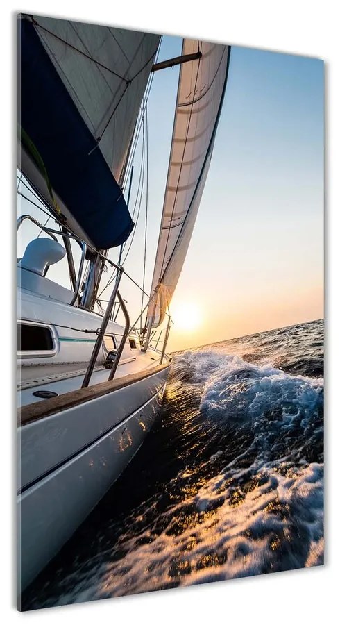 Tablou pe acril Yacht pe mare