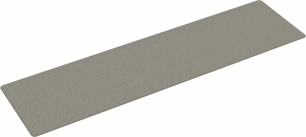 vidaXL Covor traversă cu aspect sisal, argintiu, 80x300 cm