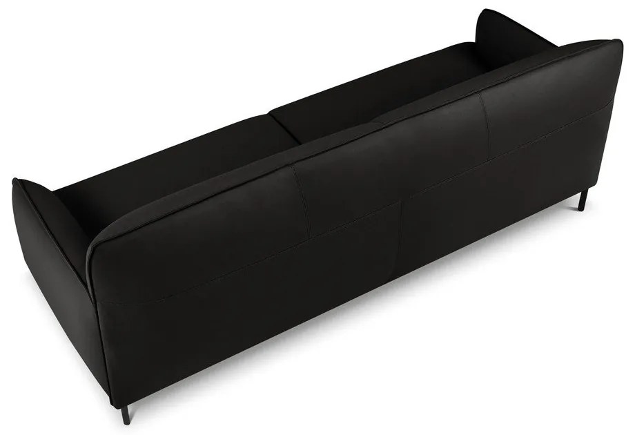 Canapea din piele Windsor &amp; Co Sofas Neso, 235 x 90 cm, negru