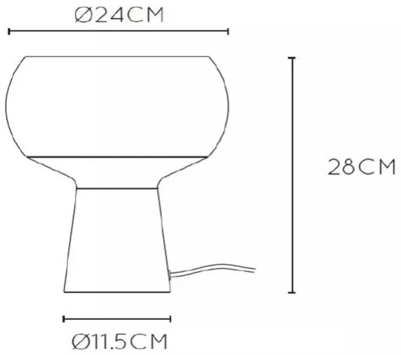 Lampă de masă Lucide 05540/01/33 FARRIS 1xE27/25W/230V verde