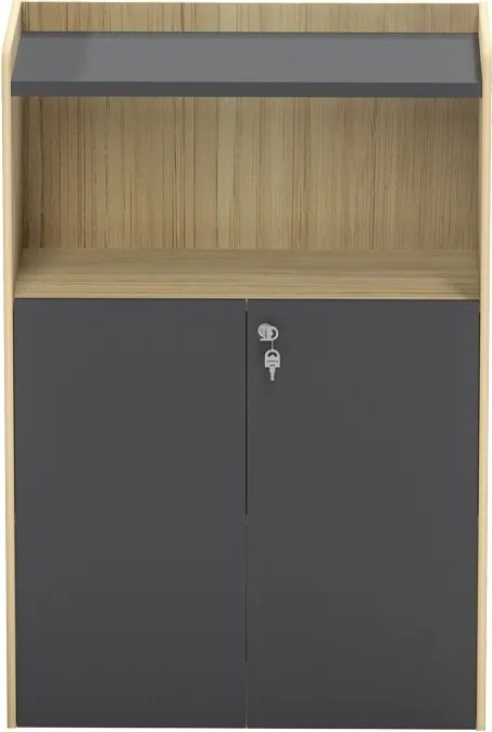 Dulap birou Lotus Natural 80x40x120 cm