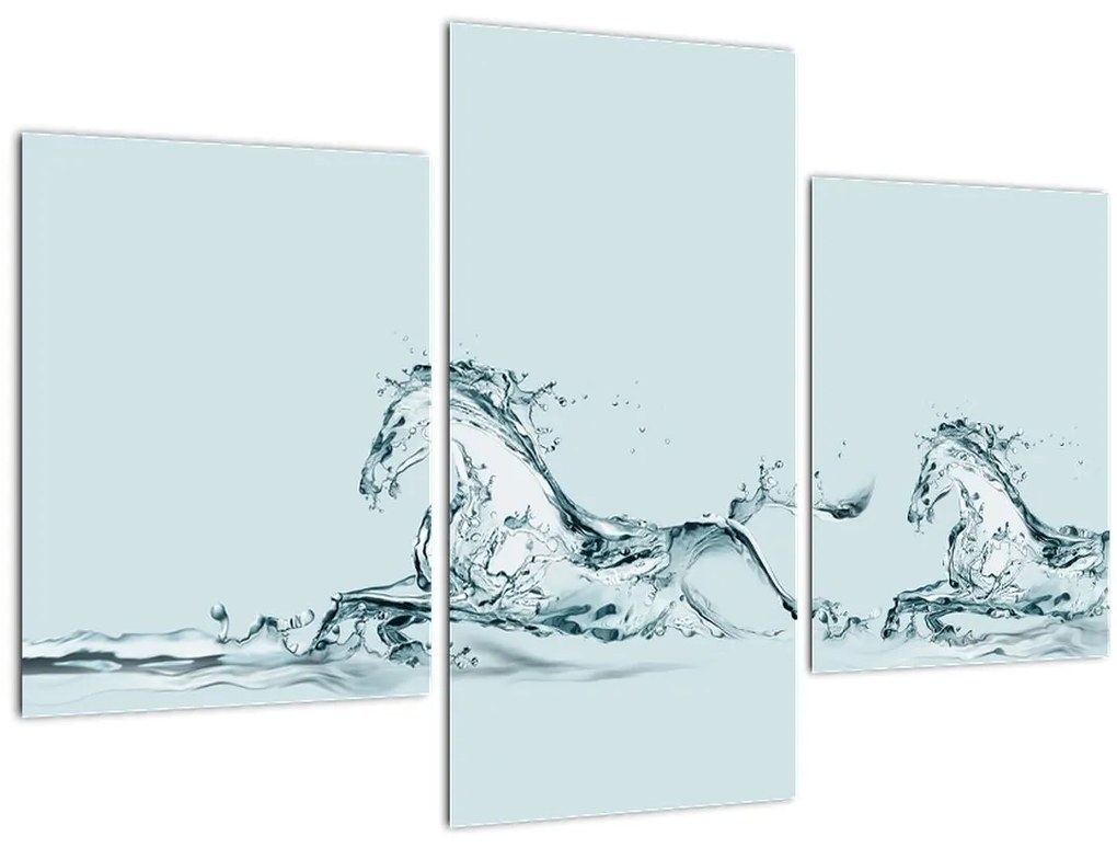 Tablou - Cai din picături de apă (90x60 cm)