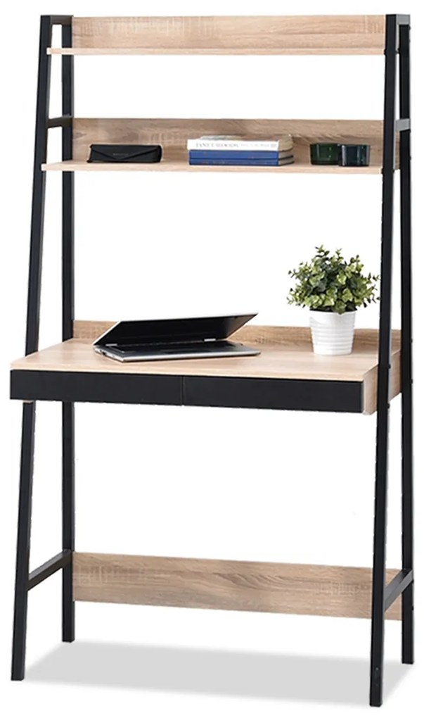 Masă PC Boge B (stejar + negru). 1109729