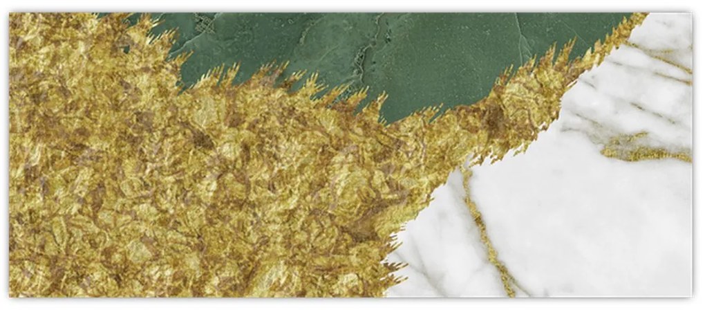 Tablou - Marmură verde N⁰2 (120x50 cm)