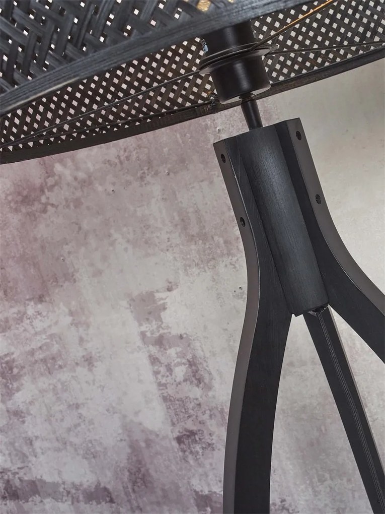 Lampadar eco din bambus Java 3-legs bl/50x22, bl/nat
