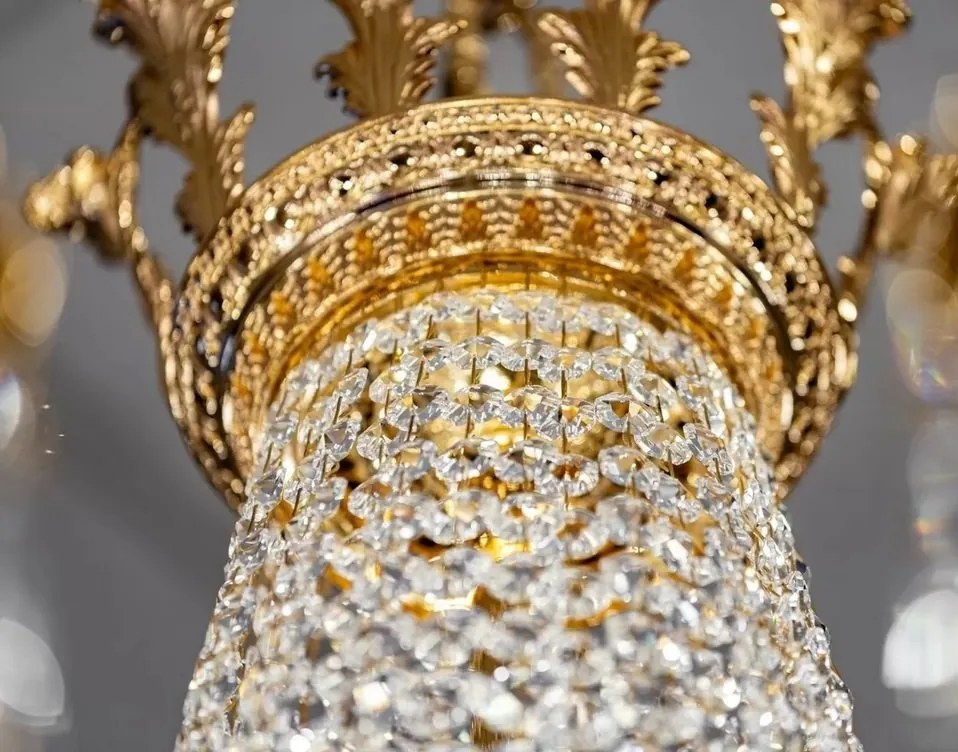 Candelabru LUX realizat manual cu cristale Scholer Empire