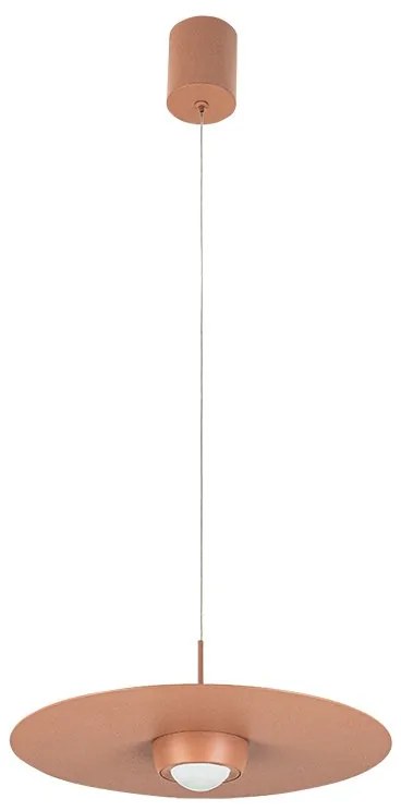 Lustra, Pendul LED 21W 3000K SANDY BRICK RED ZB-2586