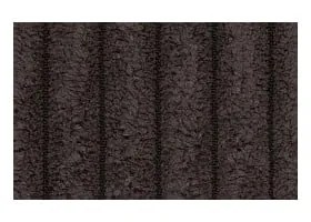 Colțar maro extensibil cu tapițerie din catifea reiată (cu colț variabil) Sara – Ropez