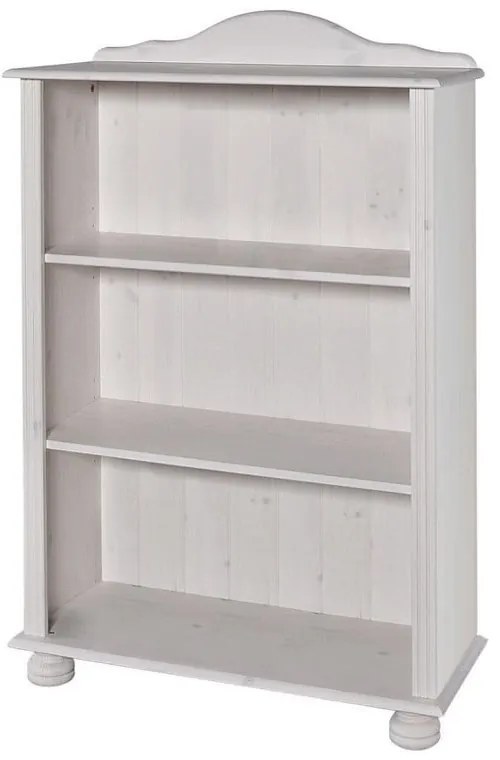 Bibliotecă albă din lemn de pin 77x116 cm Ella – Støraa