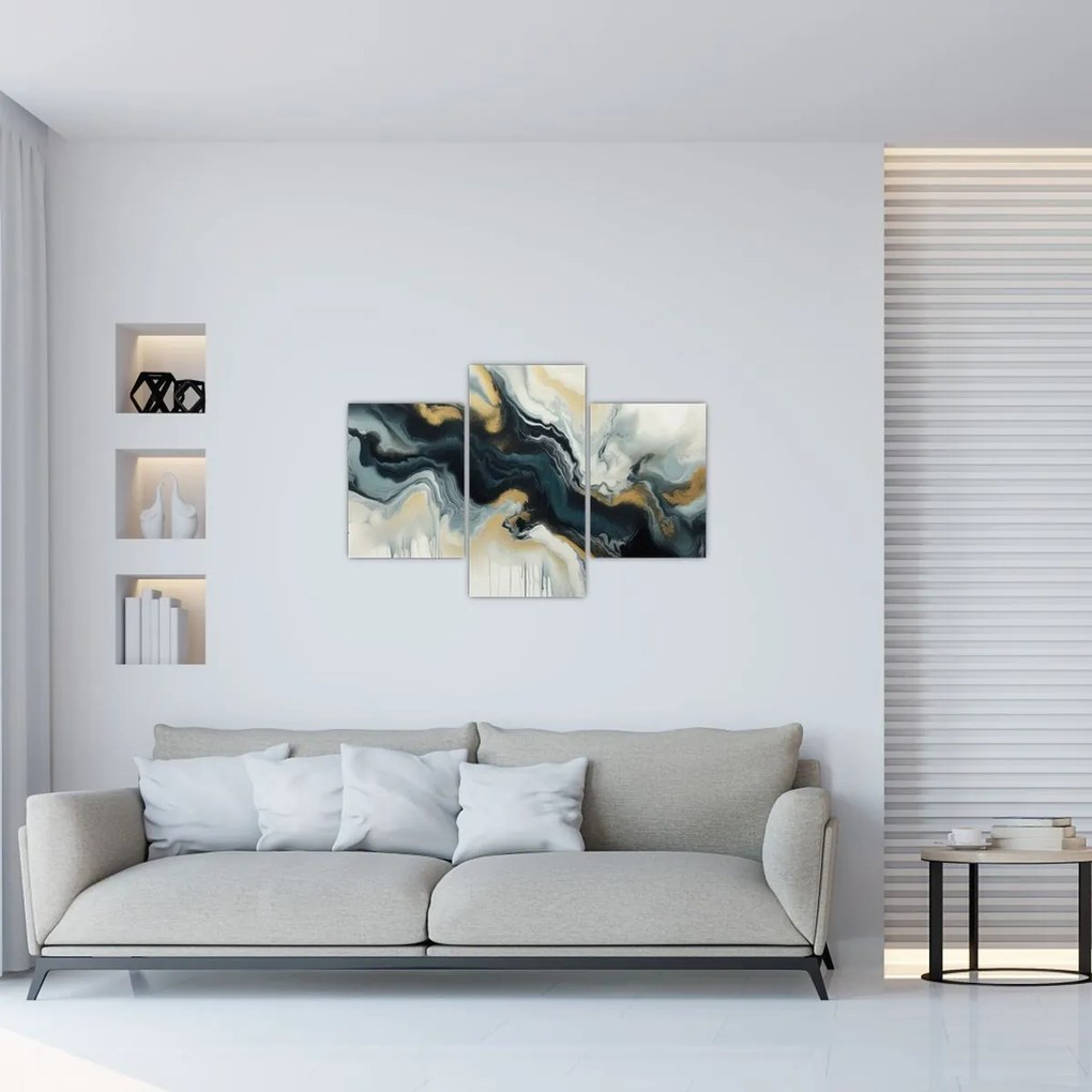 Tablou - Desen marmorat (90x60 cm)