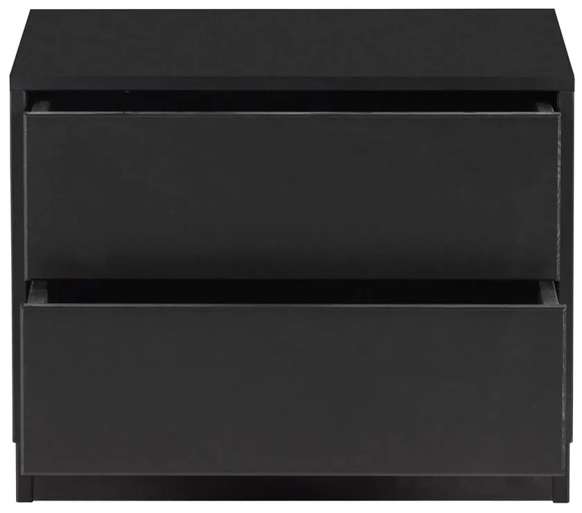 Set TV negru din lemn masiv de pin 206x40 cm Finca – WOOOD