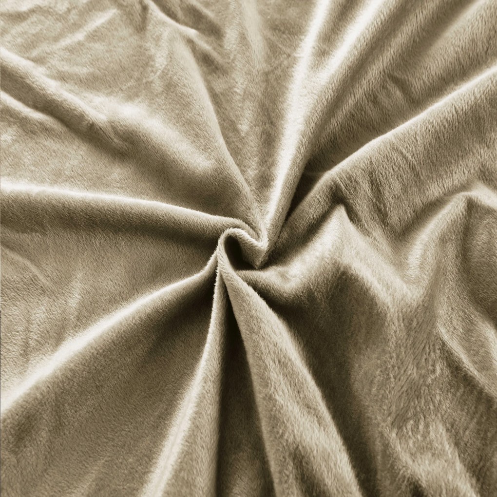 Cearsaf Cocolino microplus cu elastic SOFT 90x200 cm maro