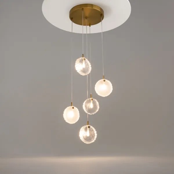 Lustră pe cablu Maytoni MOD254PL-05BS FROZEN 5xG4/28W/230V alamă