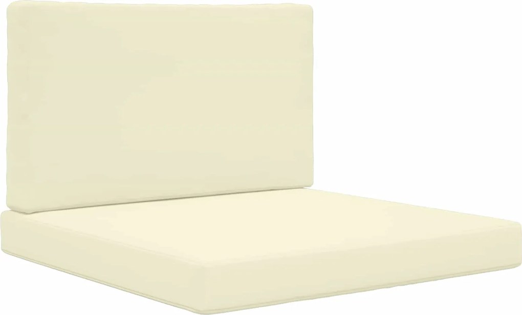 vidaXL Perna pentru canapea de exterior 2 pcs Crem Poliester