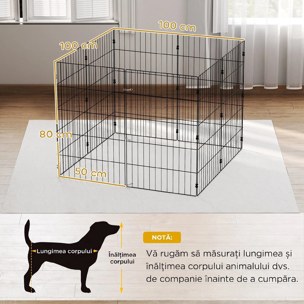 PawHut Țarc pentru pui de câine și spațiu de joacă pentru animale de companie | Aosom Romania