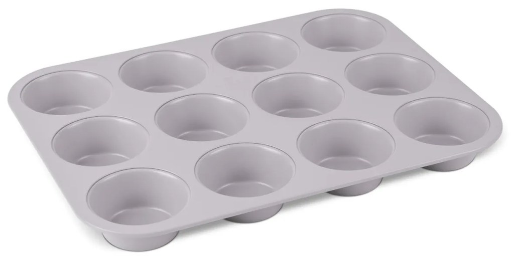 Tava muffins 12 forme Taupe Berlinger Haus BH 7947, antiaderenta, gri