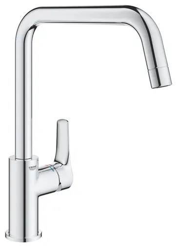 Baterie bucatarie Grohe Eurosmart crom cu pipa inalta