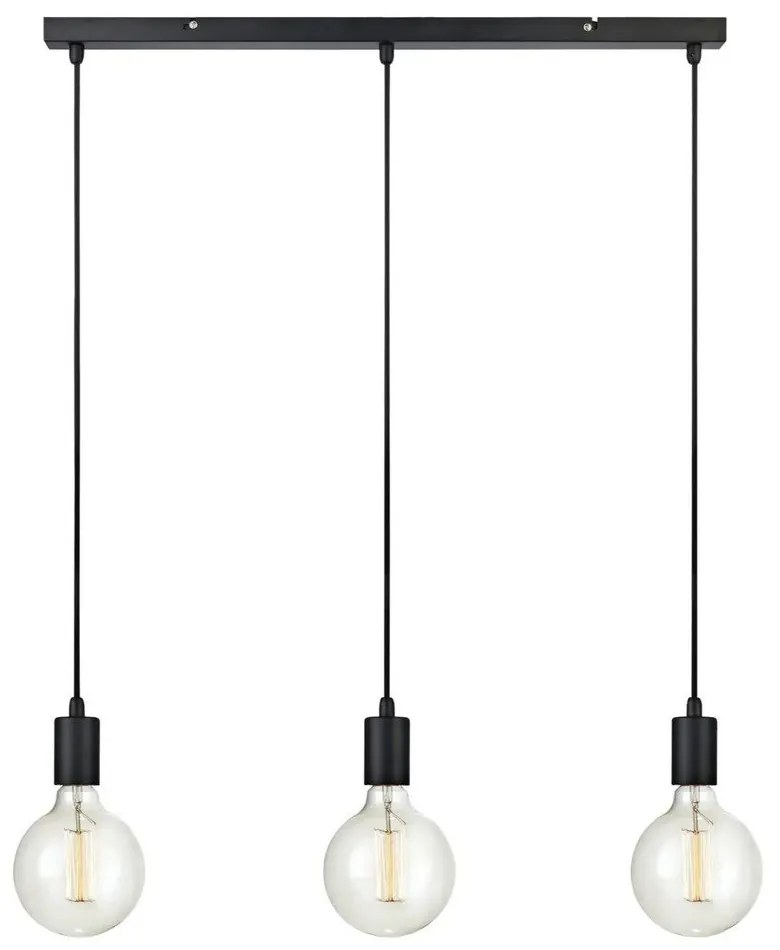 Lustră Markslöjd Sky Three, negru