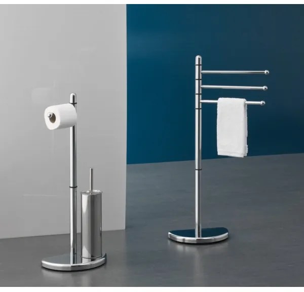 Suport de prosoape autoportant Gedy HIBISCUS 90,5 cm crom lucios