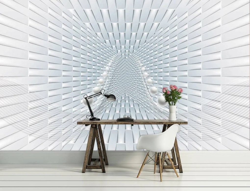 Fototapet - Coridor 3D (254x184 cm)