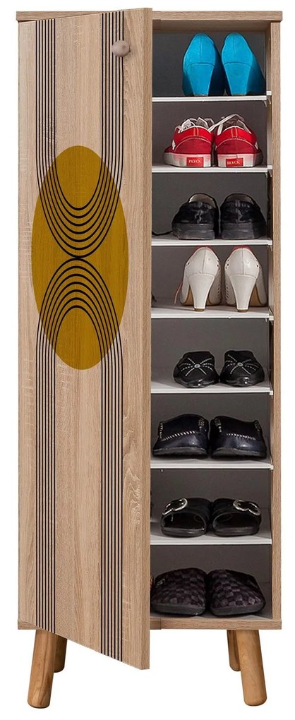 Pantofar Beside 4 (stejar sonoma) . 1094618