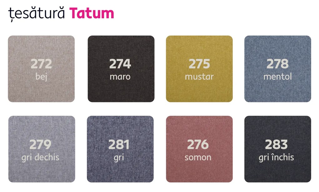 Colţar, material textil gri maroniu TAUPE, model stânga, BRIDGET