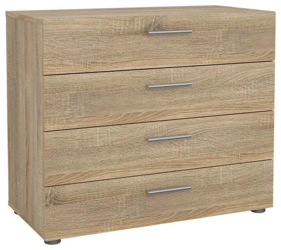 Comodă cu aspect de stejar Tvilum Pepe, 80x68 cm