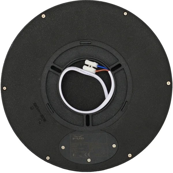 Plafonieră LED Fulgur 41811 NOMY LED/18W/230V d. 23 cm negru