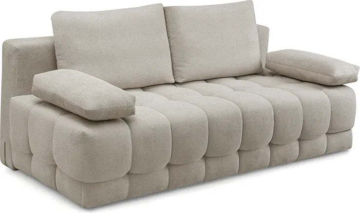 Canapea extensibilă Tuko cu ladă - bej țesătură Freya 210.03