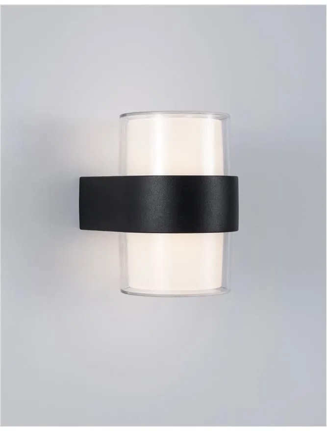 Aplica LED moderna de exterior cu iluminat ambiental Up / Down IP65 DARF II