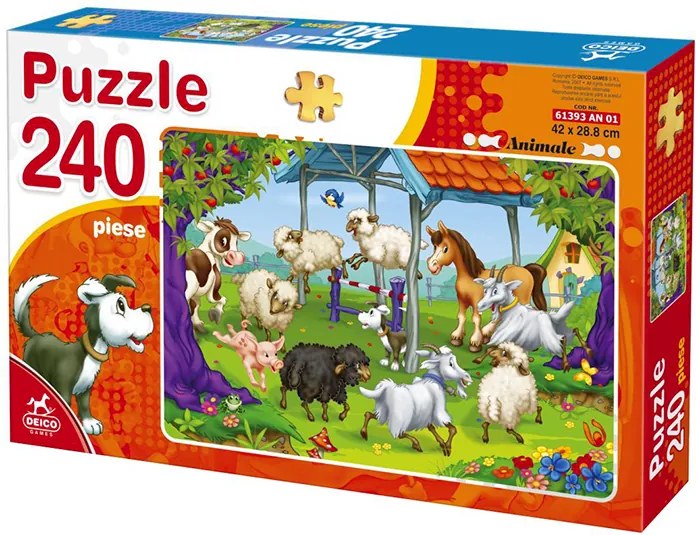 Puzzle 240 piese Basme si Animale