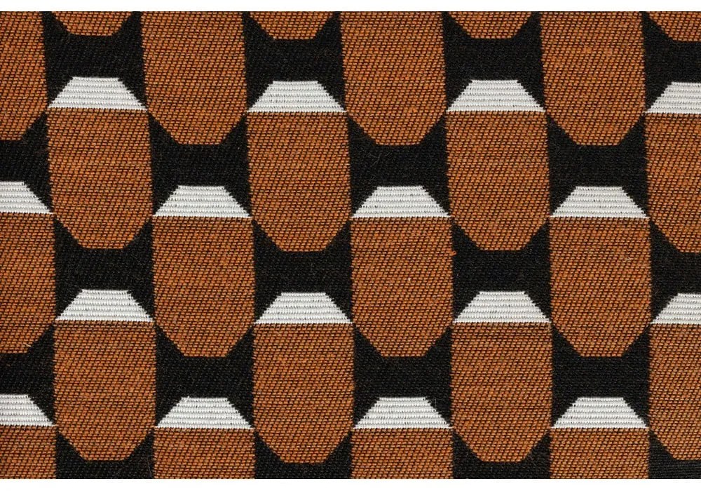 Taburet portocaliu Pin – White Label